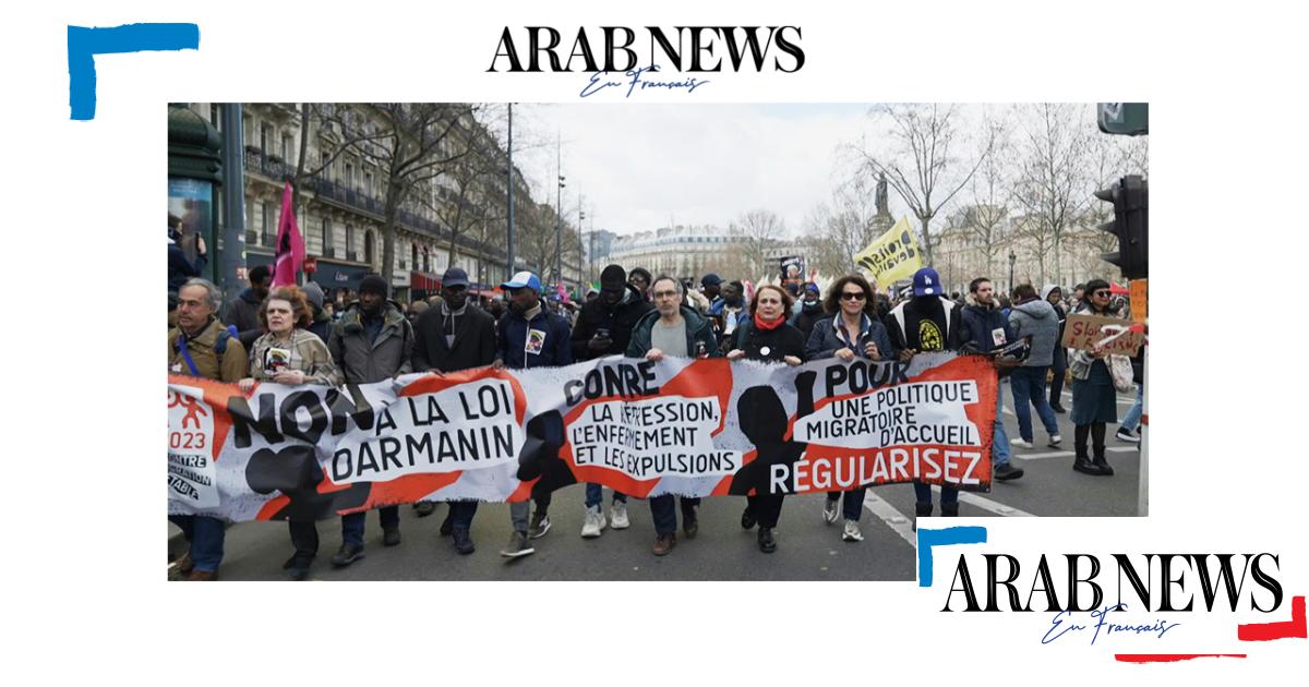 Des Centaines De Manifestants Contre Le Projet De Loi Immigration à ...